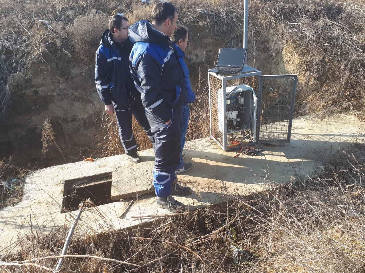 Сервисирање на мерно-регулациона шахта за Росоман